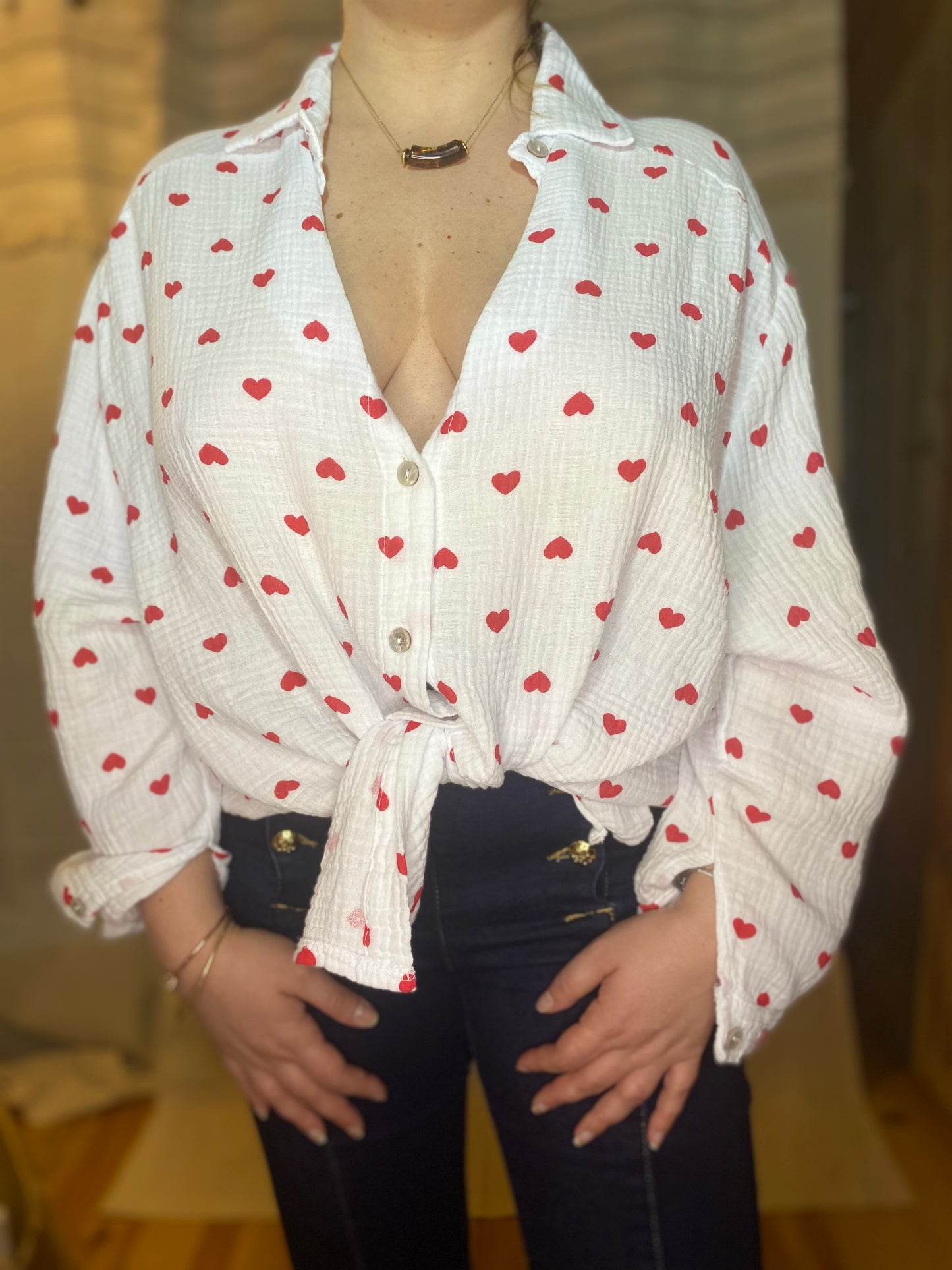 Chemise Gaze de coton ROCHELLE