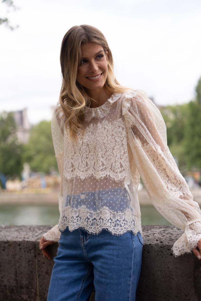 Blouse en dentelle RACHEL