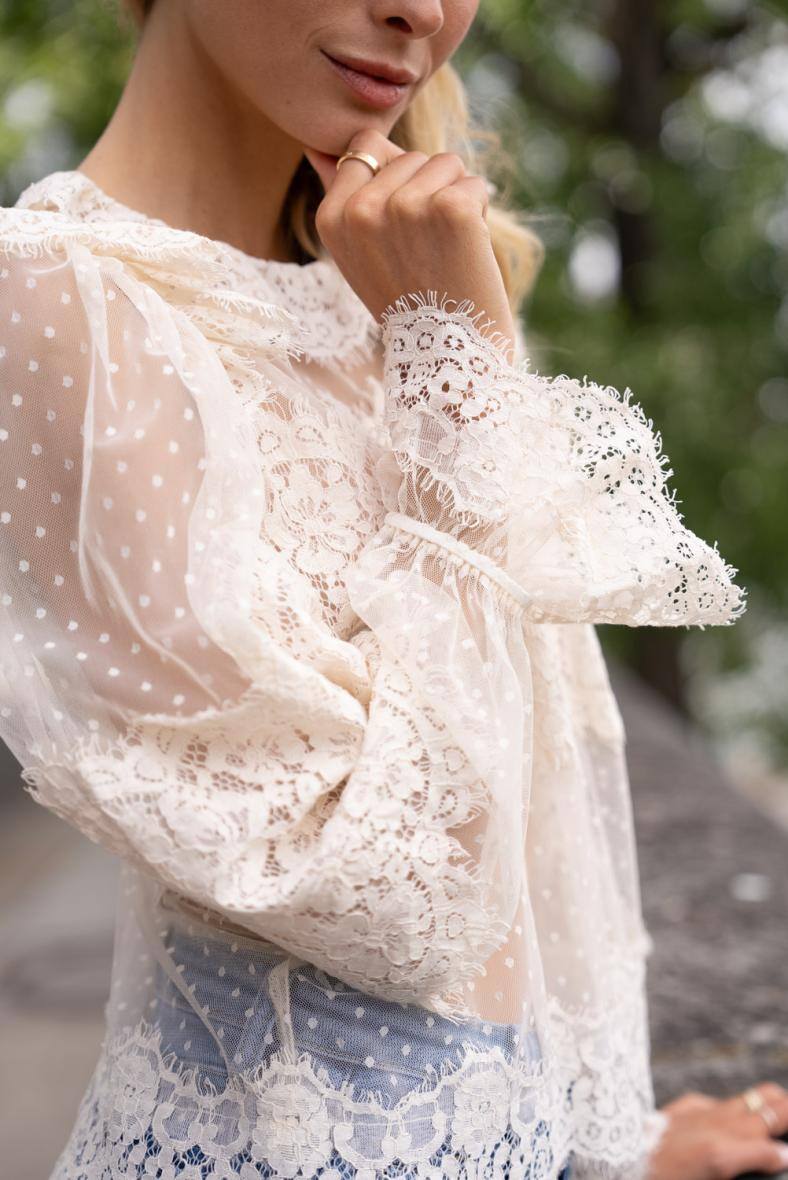 Blouse en dentelle RACHEL
