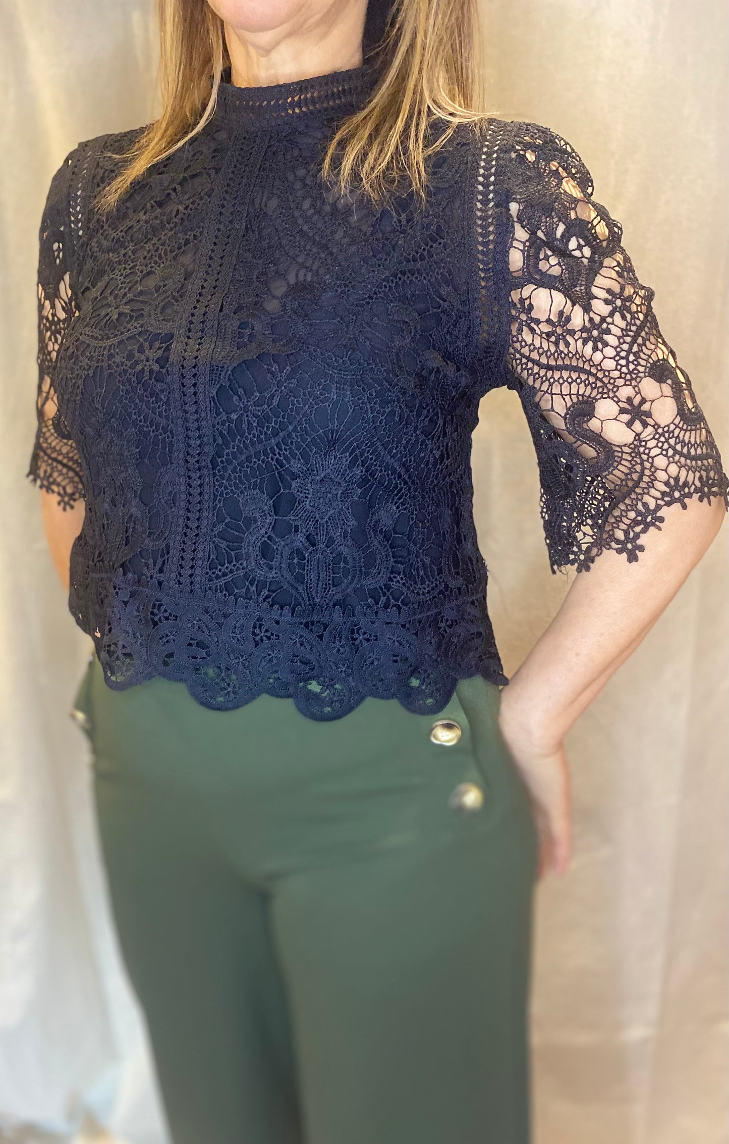 Blouse en dentelle CAMILLE