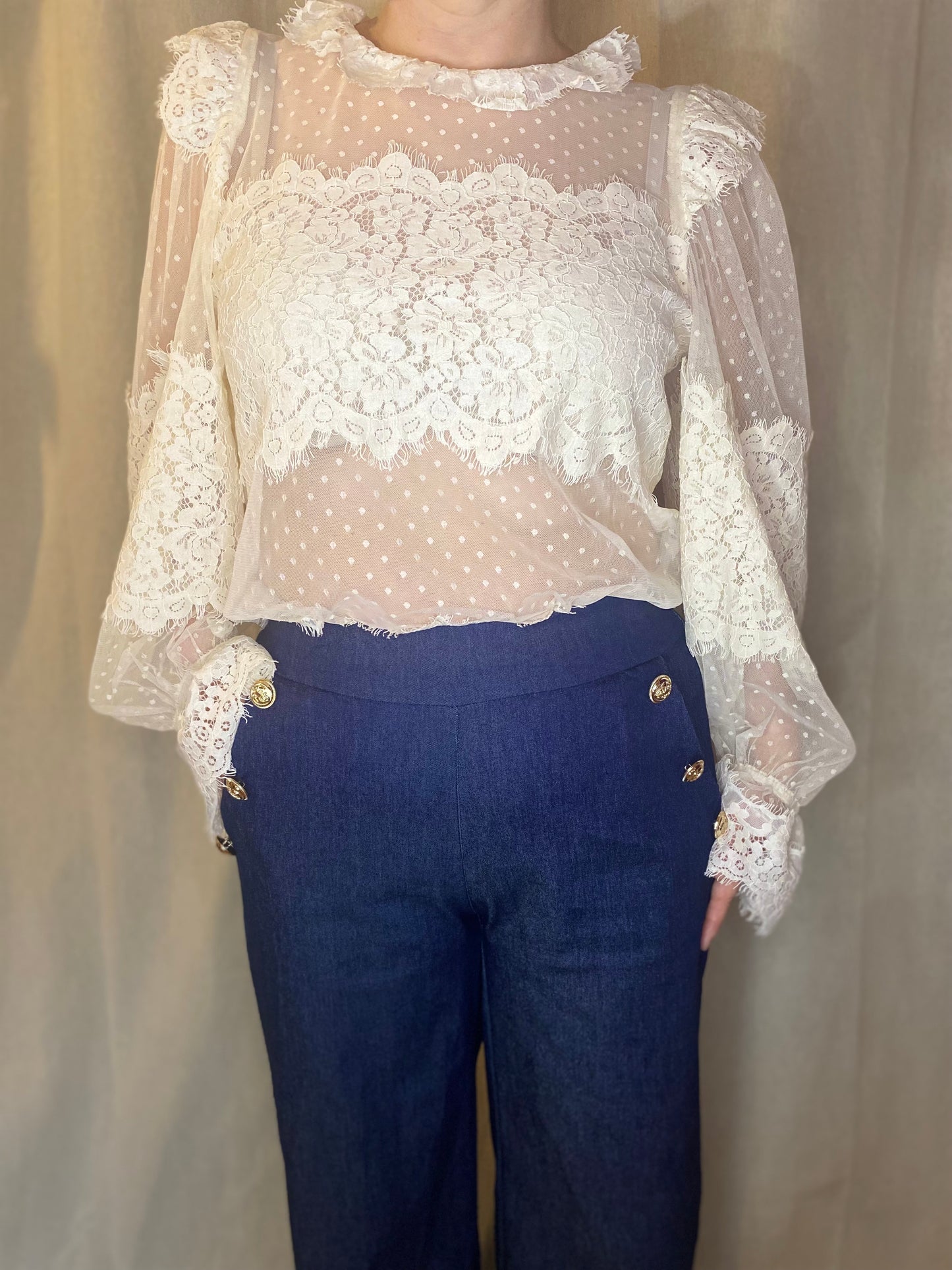 Blouse en dentelle RACHEL