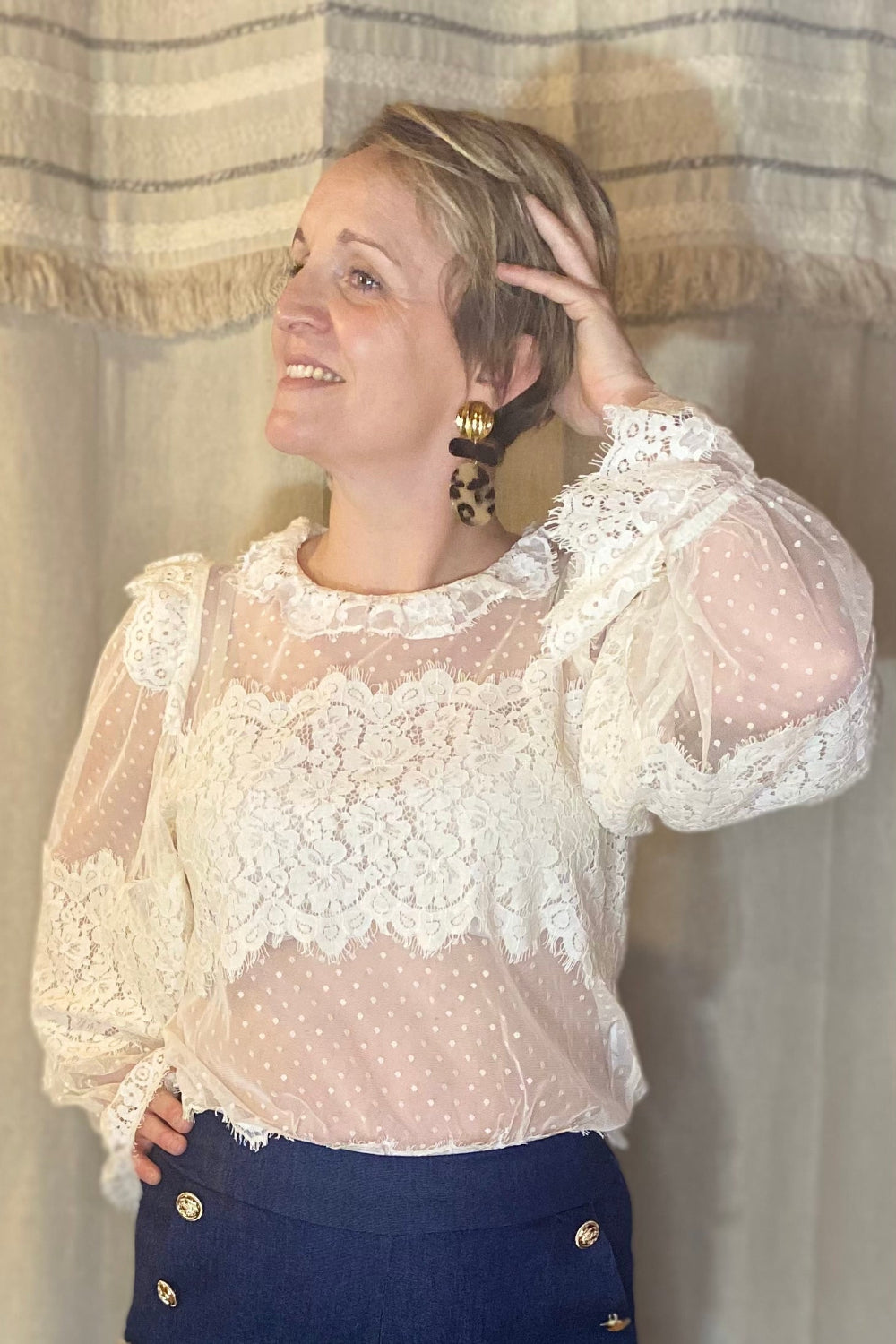 Blouse en dentelle RACHEL